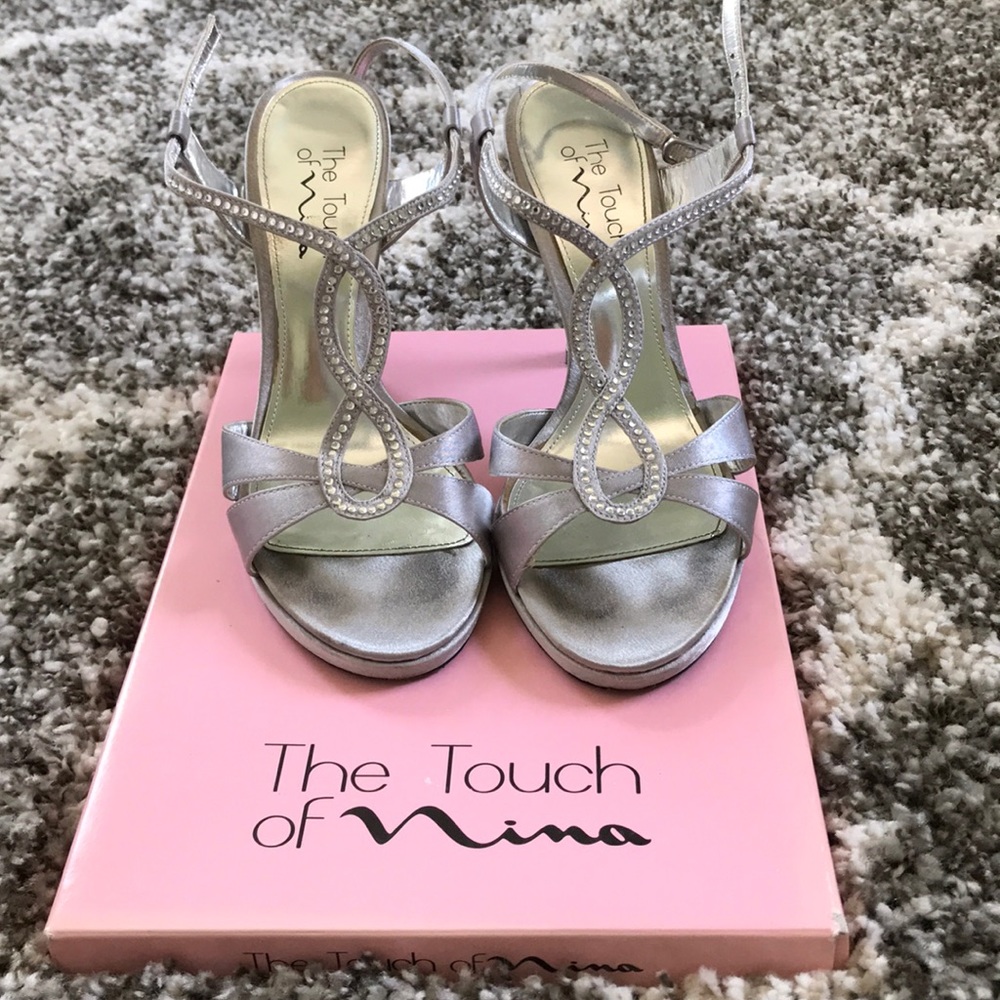 The Touch of Nina silver heels